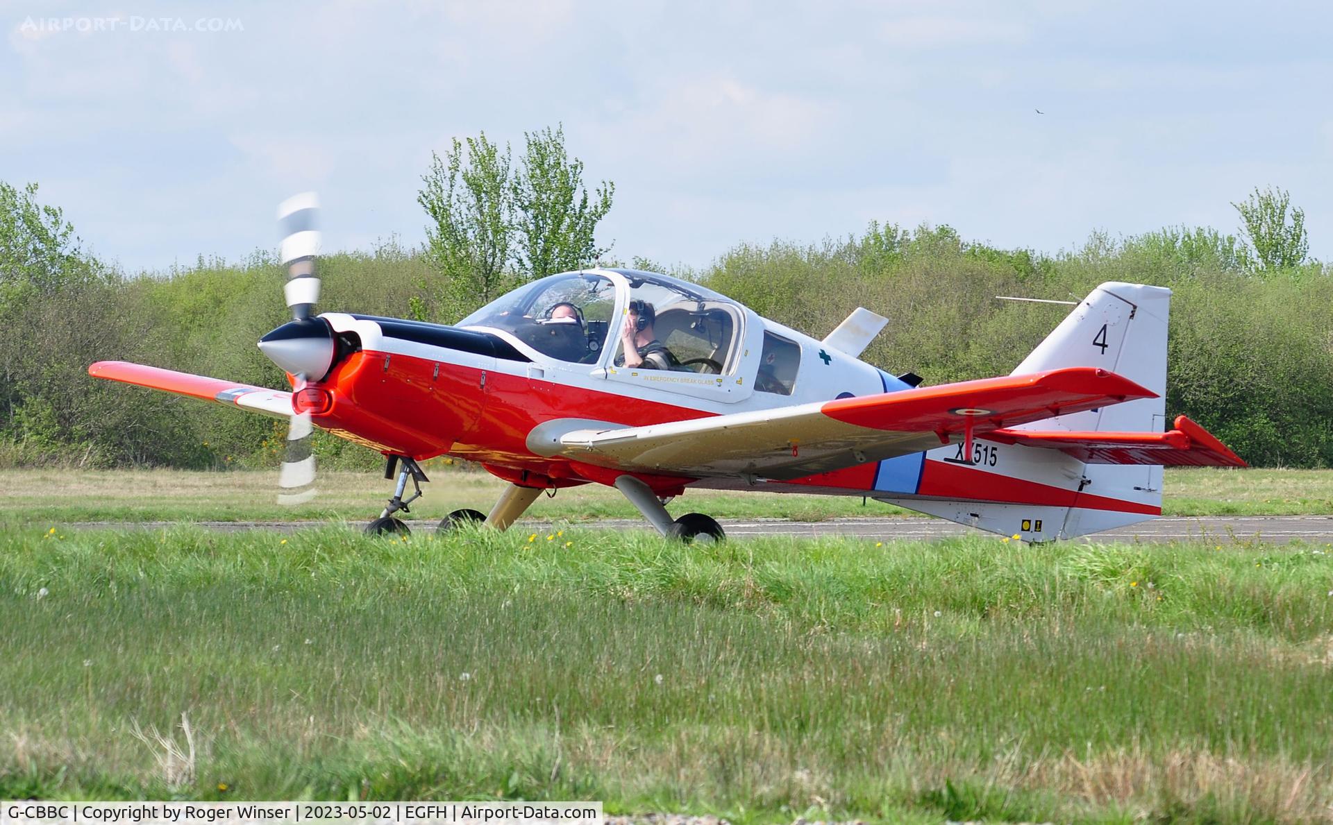 G-CBBC, 1973 Scottish Aviation Bulldog T.1 C/N BH120/201, Visiting Bulldog  operated on behalf of the Aerobility charity.