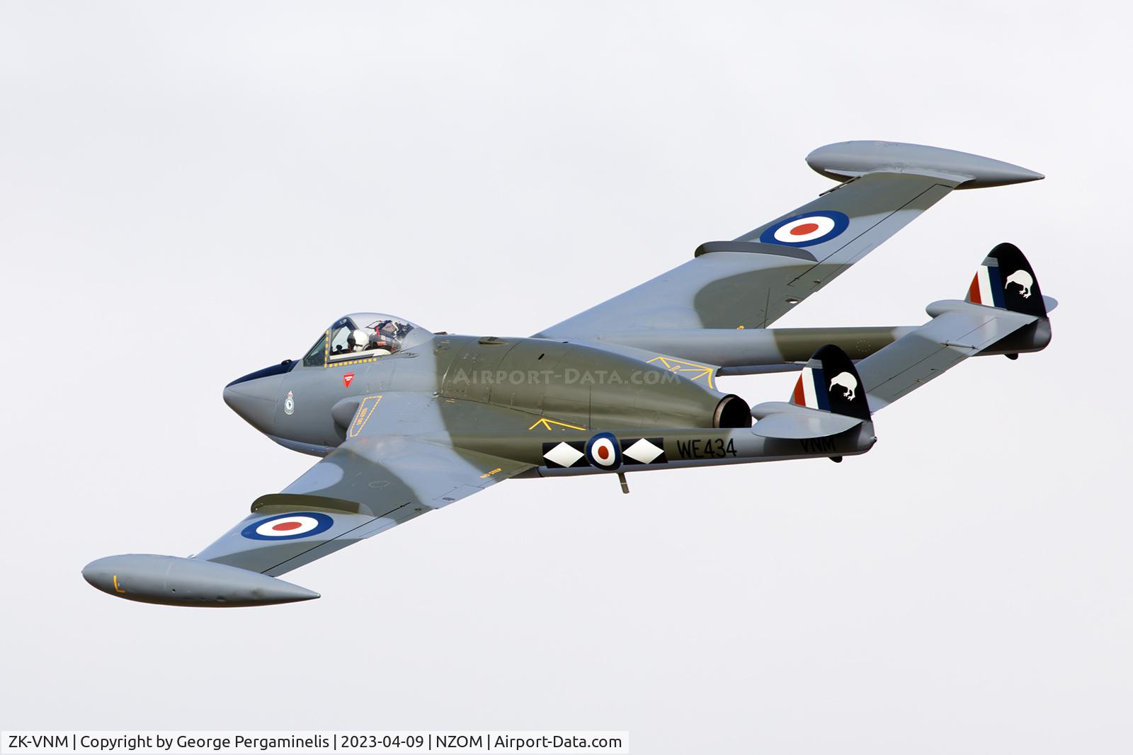 ZK-VNM, De Havilland (F+W Emmen) DH-112 Venom FB.54 C/N 448, Classic Fighters Airshow 2023.
