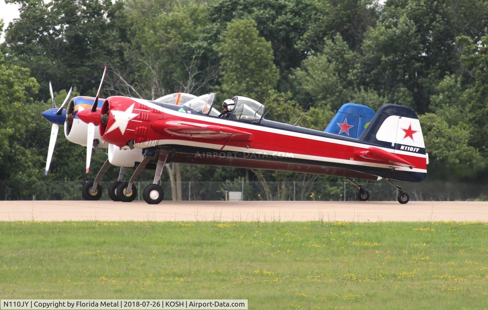 N110JY, 2017 YAK110 LLC Yak-110 C/N 001, Oshkosh 2018 zx