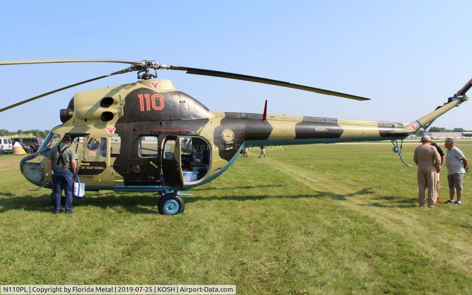 N110PL, 1974 PZL-Swidnik MI-2 C/N 563648094, Mil MI-2 zx