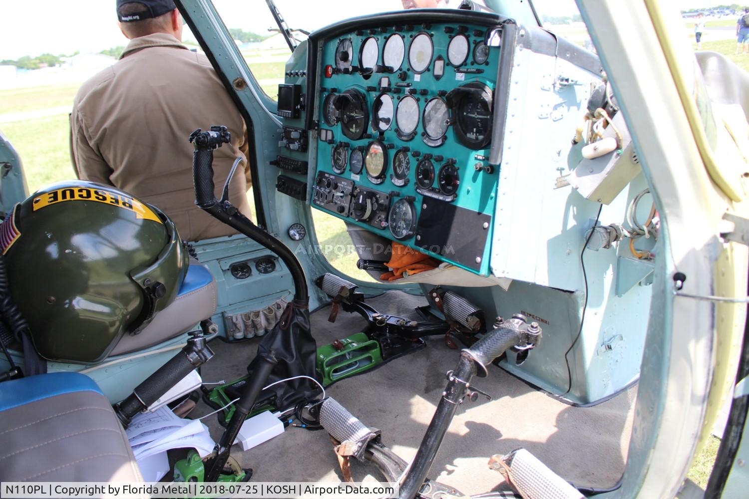 N110PL, 1974 PZL-Swidnik MI-2 C/N 563648094, Mil MI-2 zx
