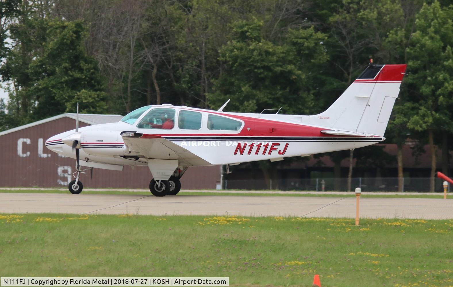 N111FJ, 1978 Beech 95-B55 Baron C/N TC-2121, Baron 55 zx