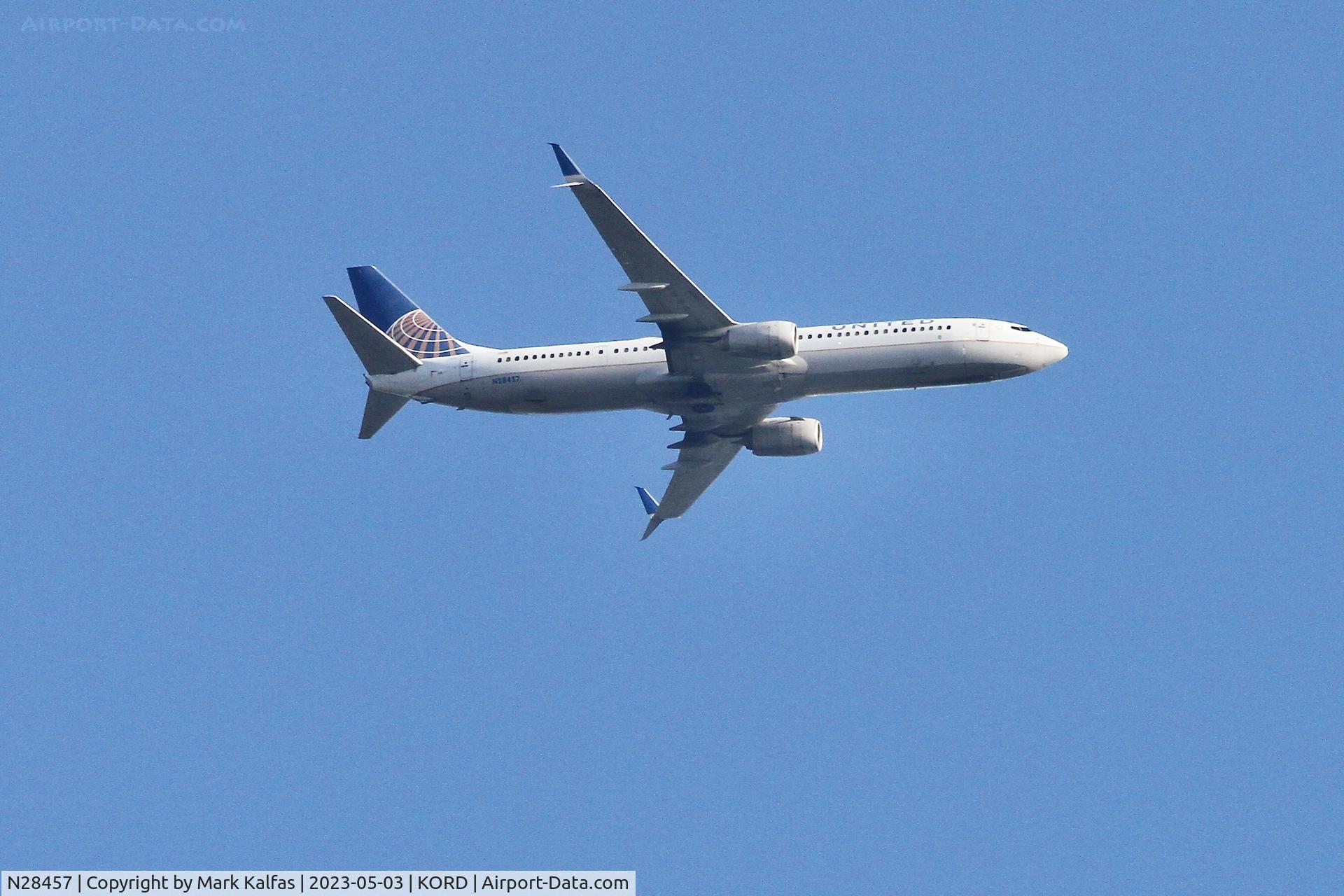 N28457, 2012 Boeing 737-924/ER C/N 41744, United Airlines Boeing 737-924/ER, N28457 arriving at ORD from FLL
