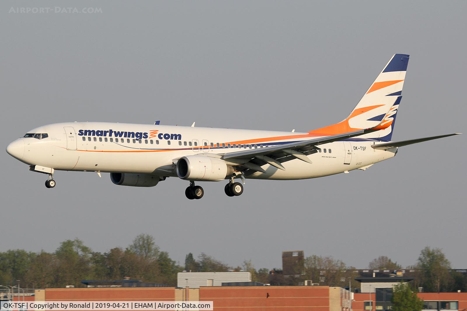 OK-TSF, 2008 Boeing 737-8GJ C/N 37360, at spl