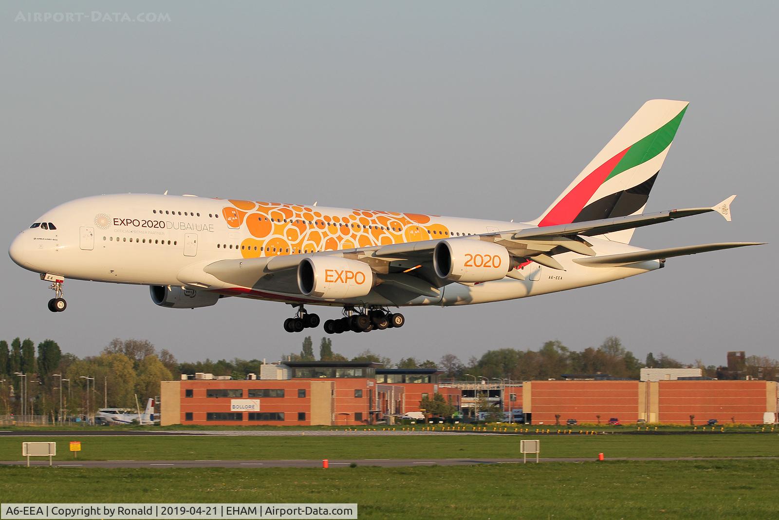 A6-EEA, 2012 Airbus A380-861 C/N 108, at spl