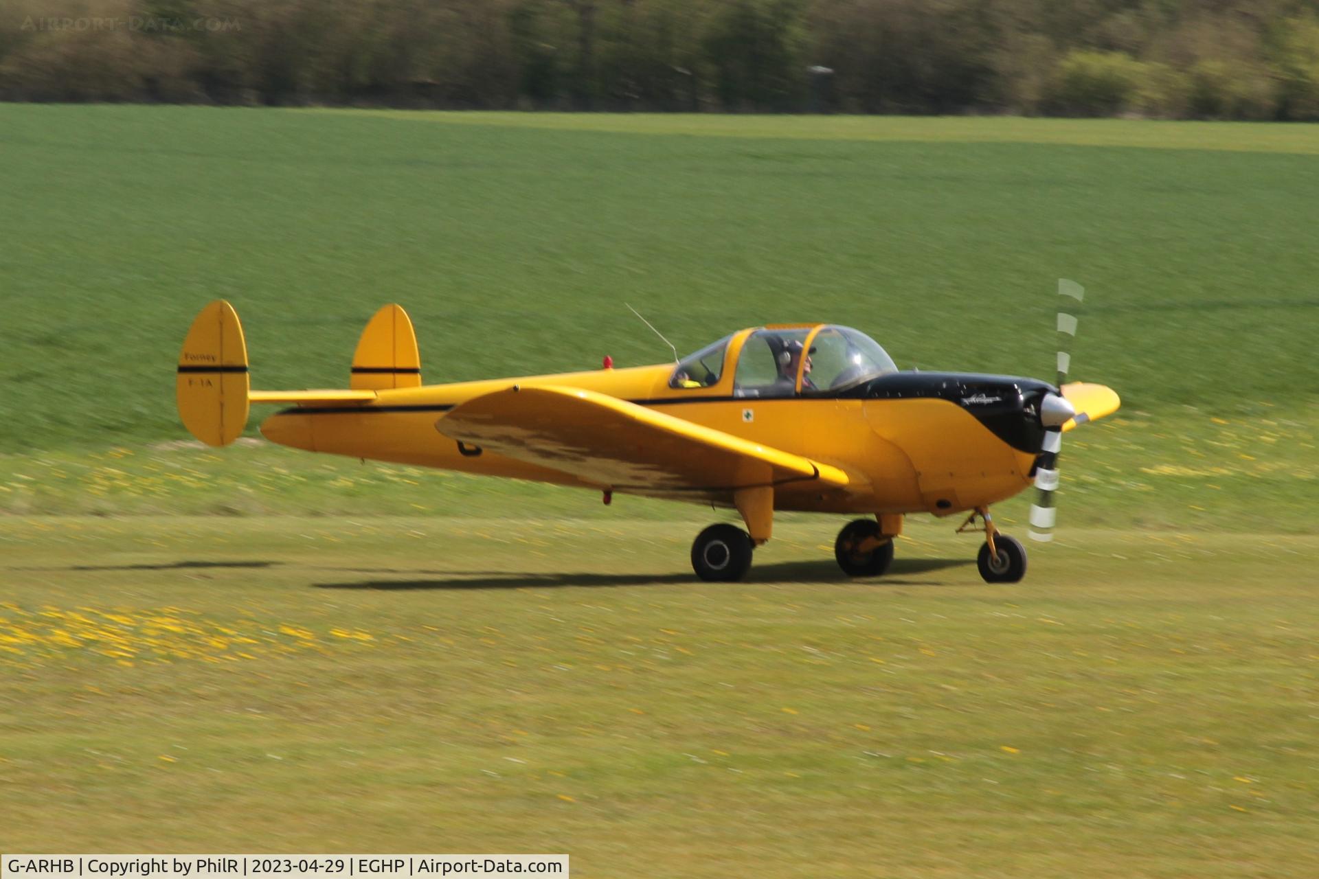G-ARHB, 1960 Forney F-1A Aircoupe C/N 5733, G-ARHB 1960 Air Products Inc Forney F-1A Aircoupe Popham
