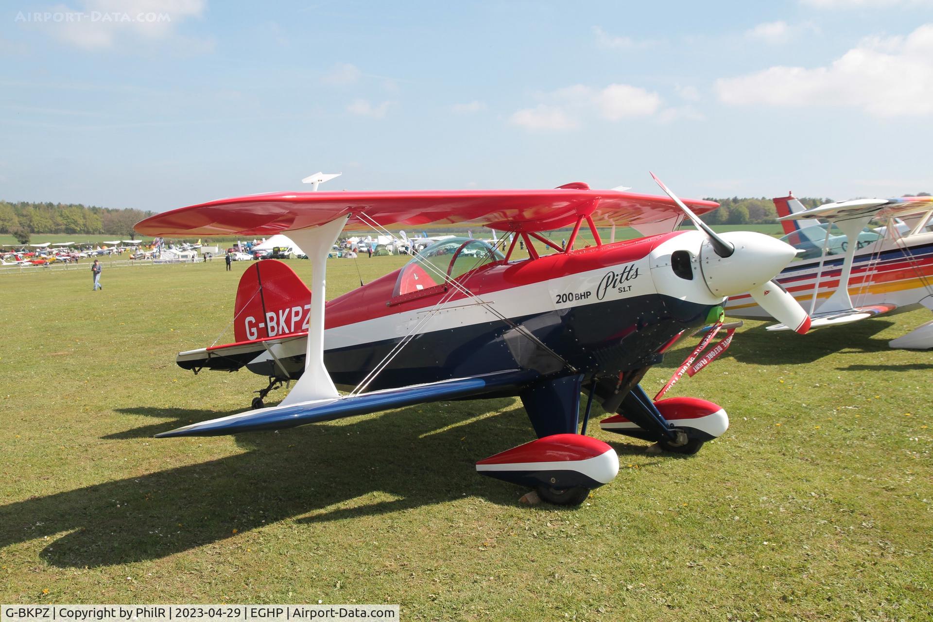 G-BKPZ, 1984 Pitts S-1T Special C/N PFA 009-10852, G-BKPZ 1984 Pitts S-1T Special Popham
