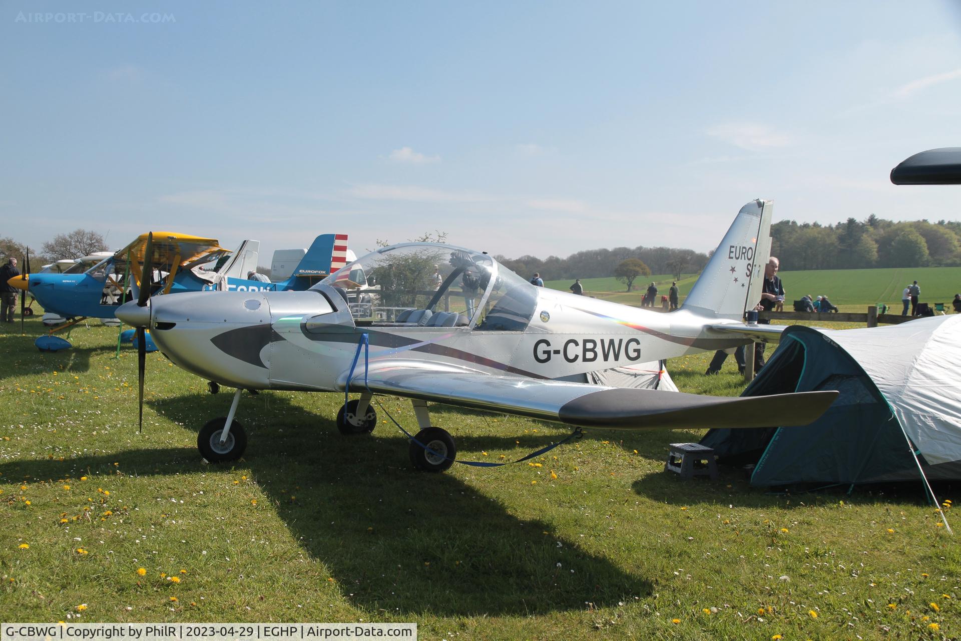G-CBWG, 2002 Aerotechnik EV-97A Eurostar C/N PFA 315-13918, G-CBWG 2002 Aerotechnik EV-97 Eurostar Popham