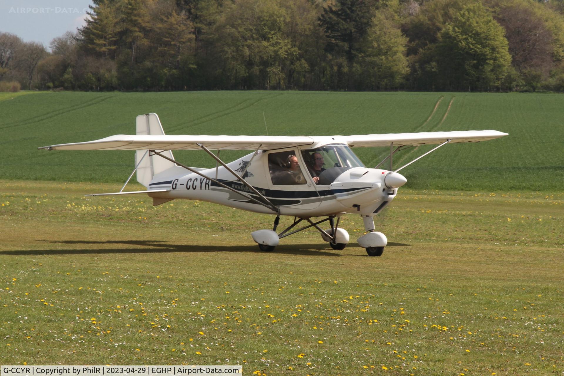 G-CCYR, 2004 Comco Ikarus C42 FB80 C/N 0408-6612, G-CCYR 2004 Fly Buy Ultralights Ltd Ikarus C42 FB80 Popham