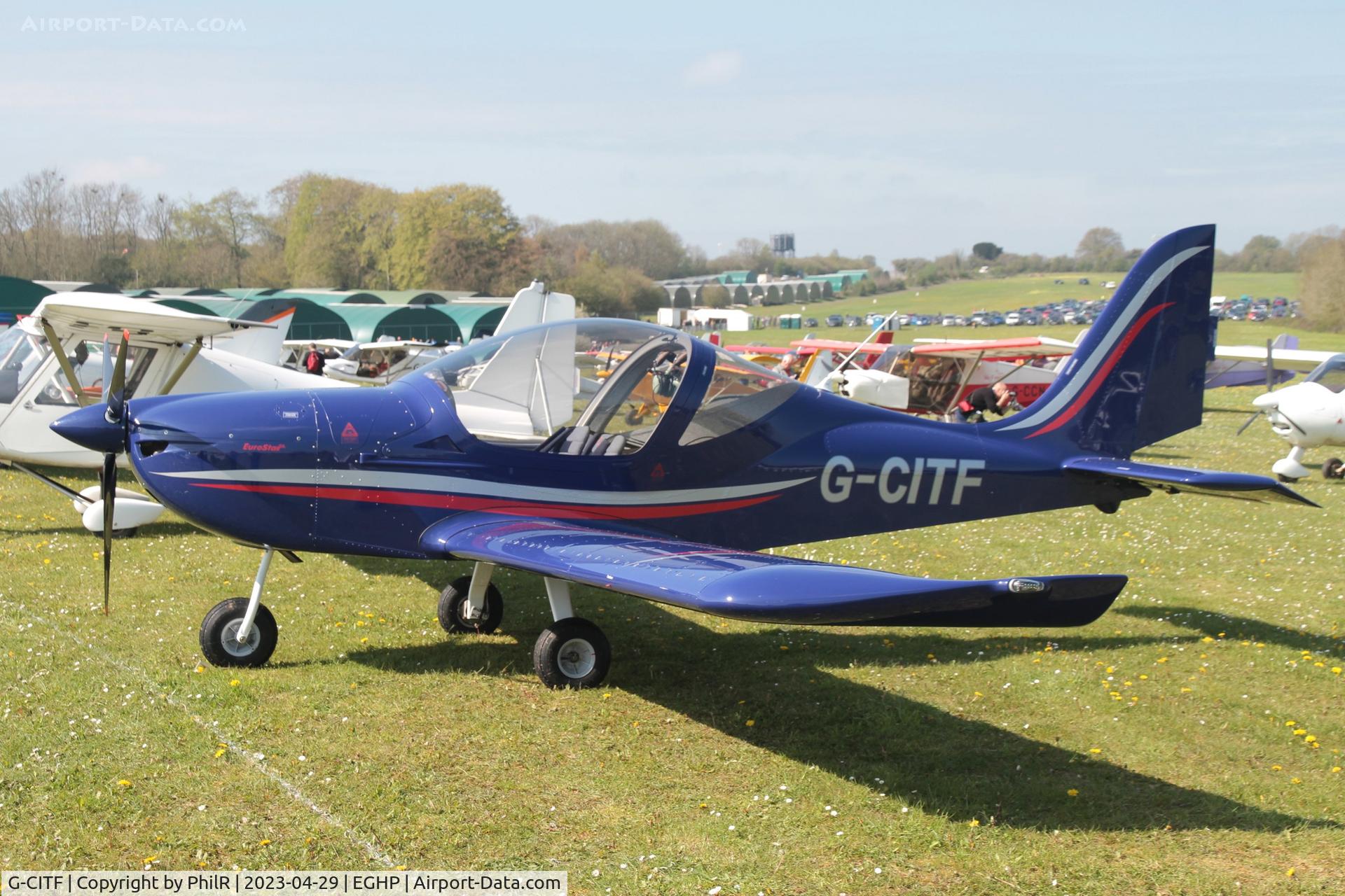 G-CITF, 2015 Evektor EV-97 Eurostar SL C/N 2015-4223, G-CITF 2015 Light Sport Aviation Ltd EV-97 Eurostar SL Microlight Popham
