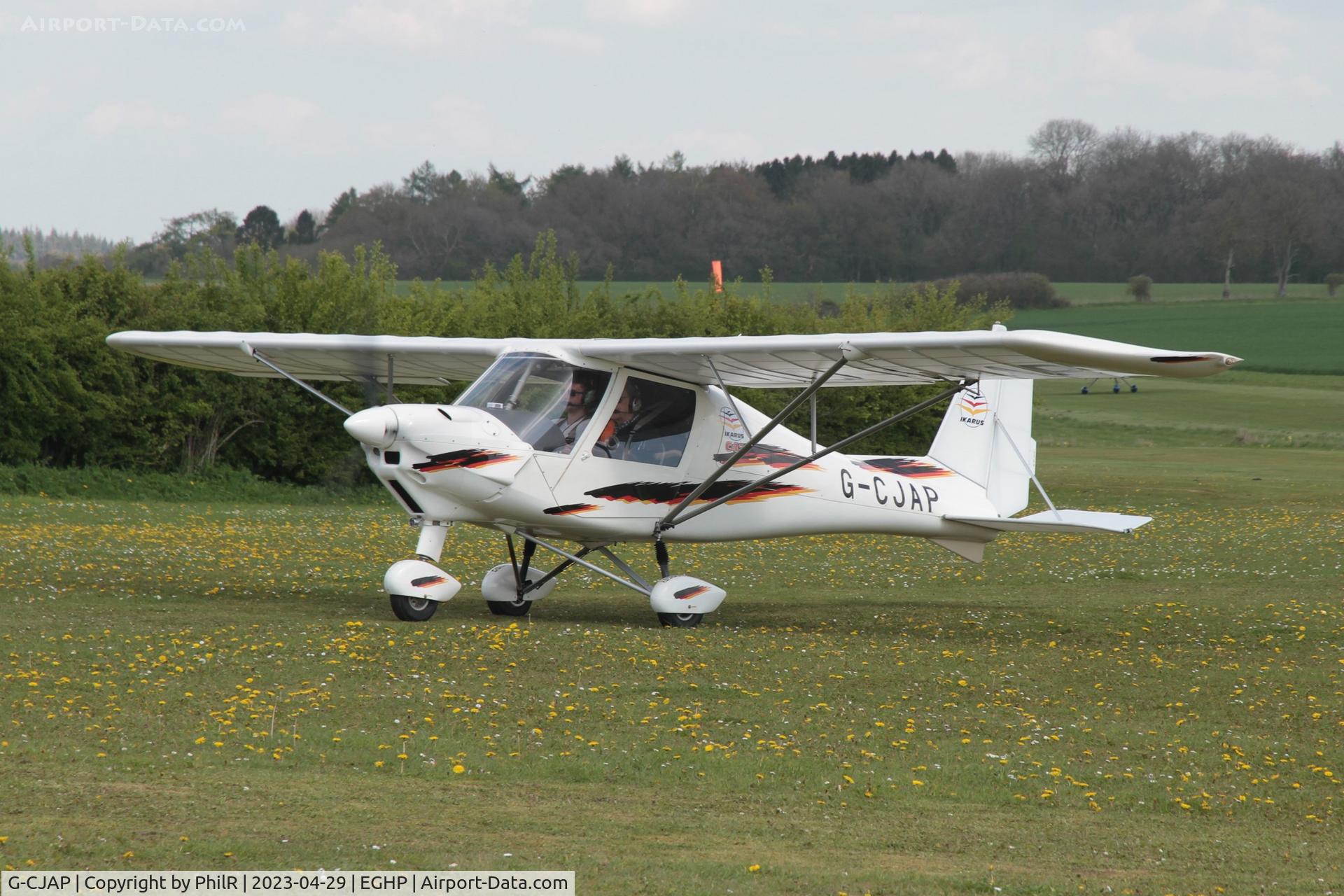 G-CJAP, 2010 Comco Ikarus C42 C/N 1003-7095, G-CJAP 2010 Pioneer Aviation UK Ikarus C42 FB80 Popham