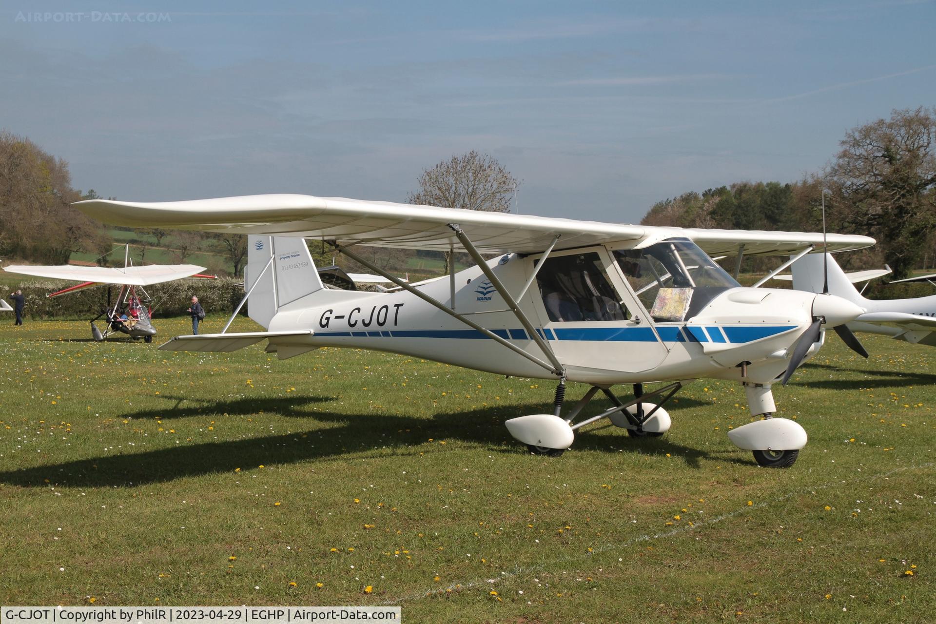 G-CJOT, 2016 Comco  Ikarus C42 FB80 Bravo C/N 1606-7459, G-CJOT 2016 Red Aviation Ikarus C42 FB80 Popham