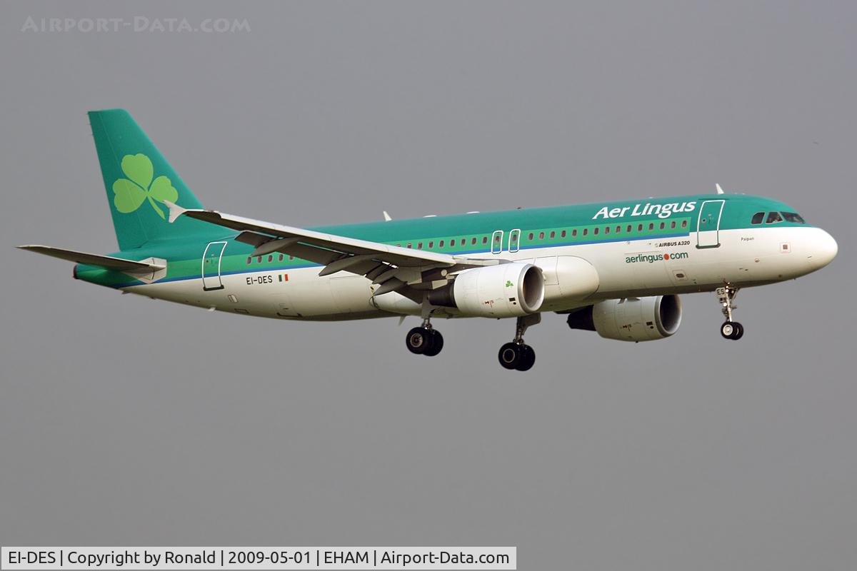 EI-DES, 2005 Airbus A320-214 C/N 2635, at spl
