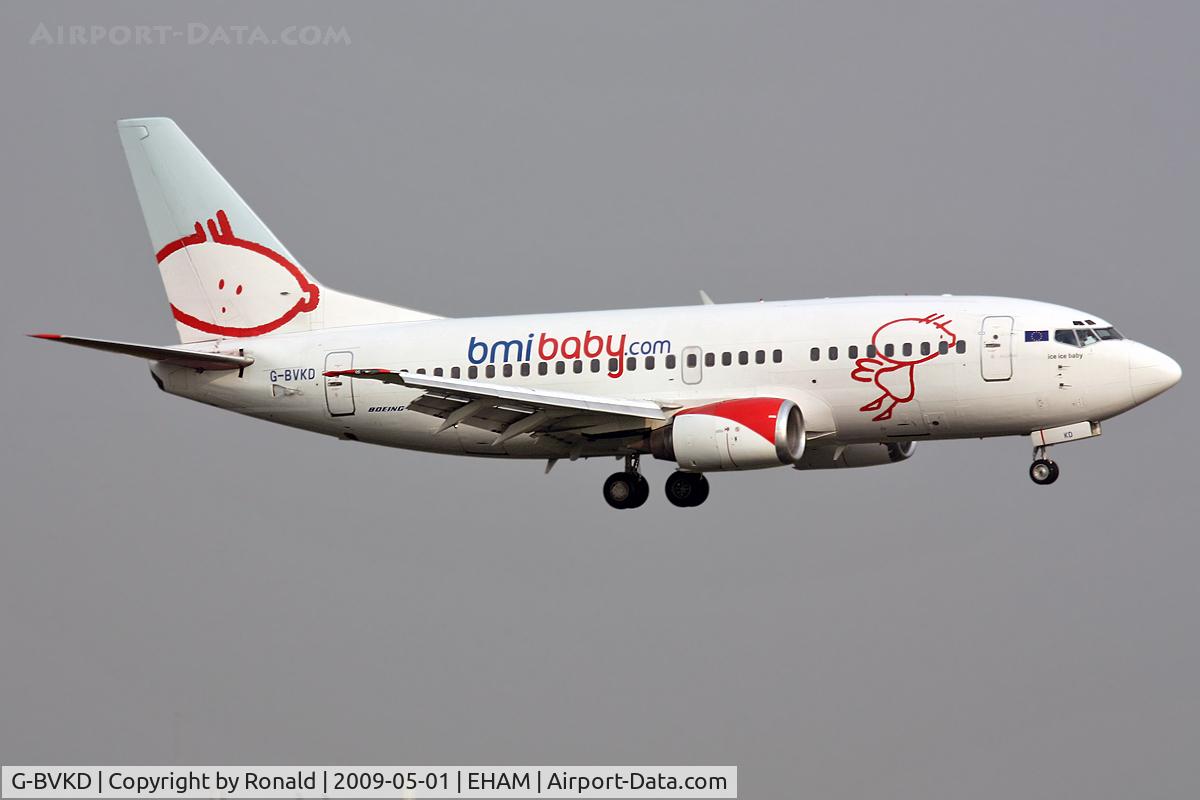 G-BVKD, 1992 Boeing 737-59D C/N 26421, at spl