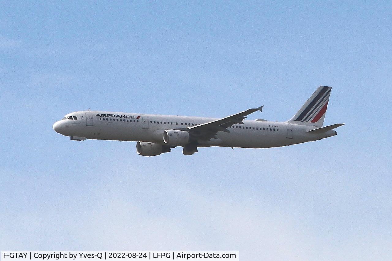 F-GTAY, 2010 Airbus A321-212 C/N 4251, Airbus A321-212, On final rwy 08R, Roissy Charles De Gaulle airport (LFPG-CDG)