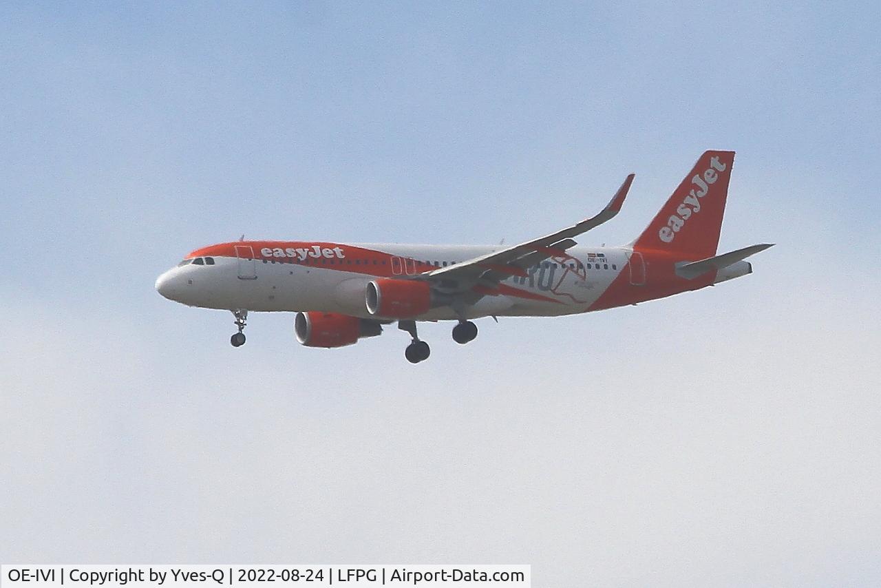 OE-IVI, 2016 Airbus A320-214 C/N 7490, Airbus A320-214, On final rwy 08R, Roissy Charles De Gaulle airport (LFPG-CDG)