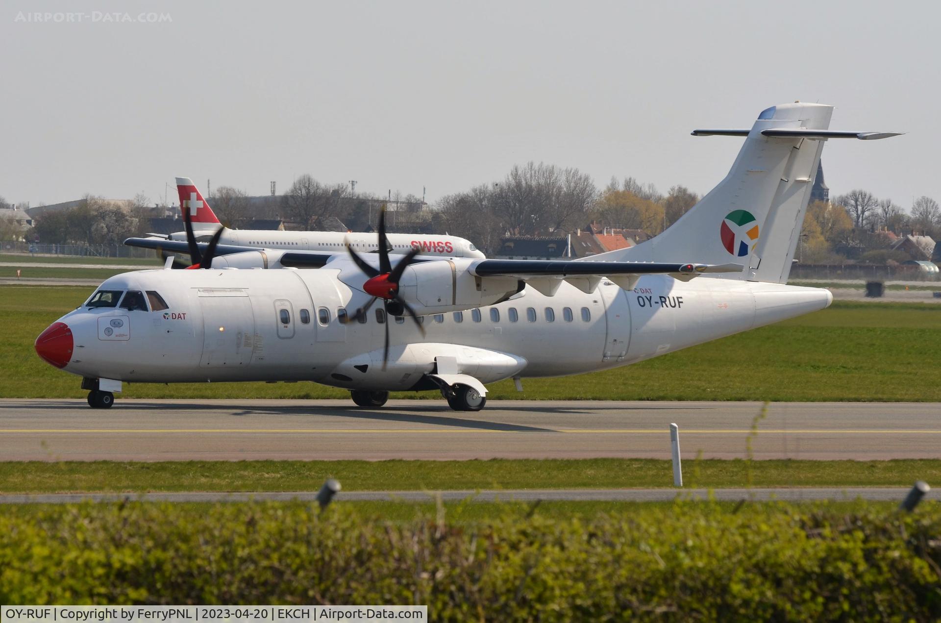 OY-RUF, 1997 ATR 42-500 C/N 515, Arrival of DAT ATR42