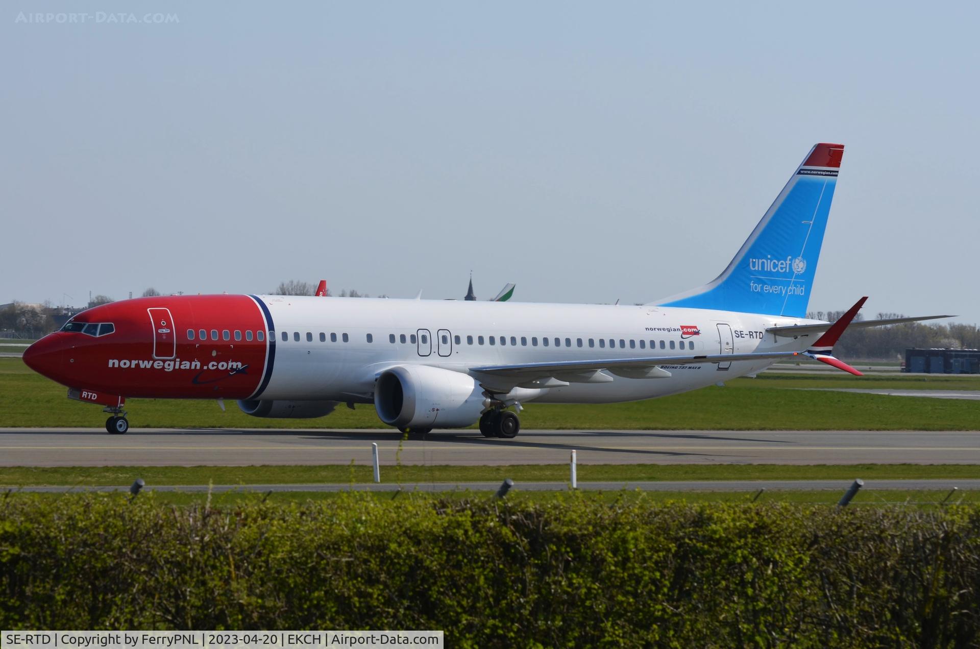 SE-RTD, 2022 Boeing 737-8 MAX C/N 63564, Arrival of Norwegian B738 Max