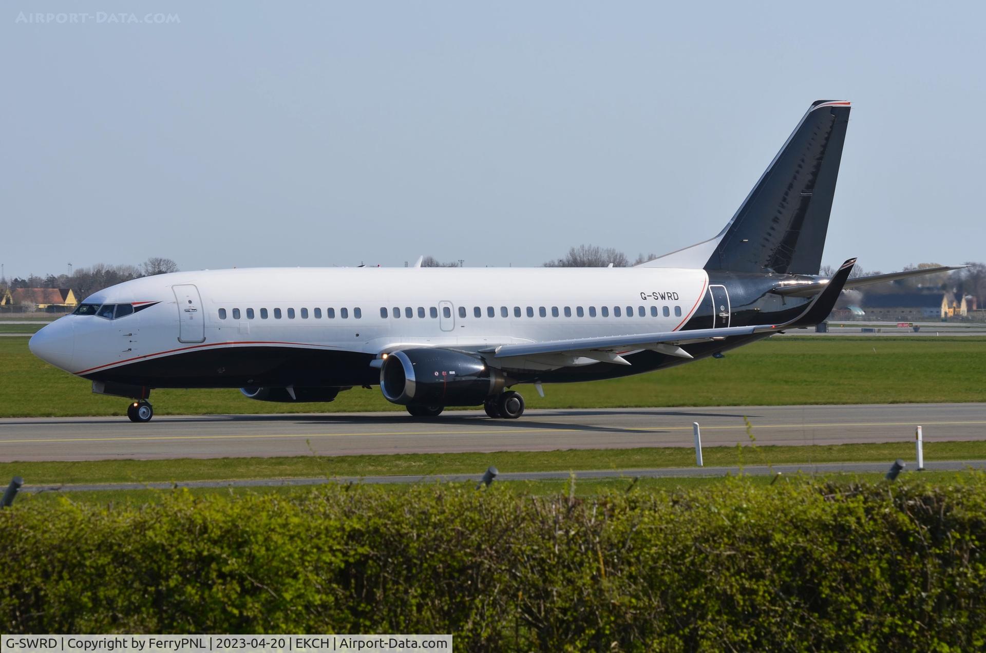G-SWRD, 1995 Boeing 737-3L9 C/N 27834, Arrival of 2Excel B733