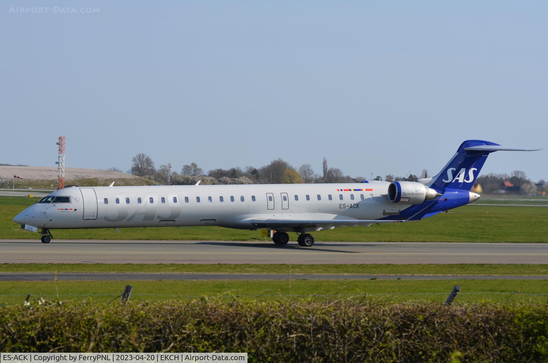 ES-ACK, 2009 Bombardier CRJ-900 (CL-600-2D24) C/N 15211, Arrival of SAS CL900 operated by Xfly