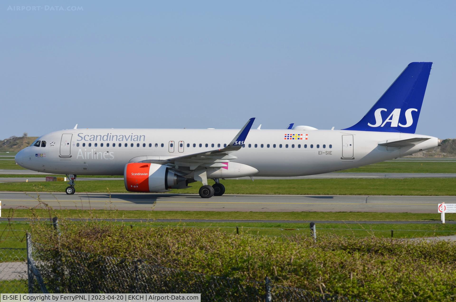EI-SIE, 2018 Airbus A320-251N C/N 8058, SAS A320N arriving in CPH