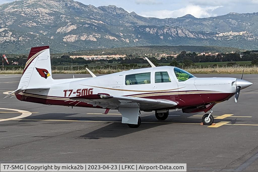 T7-SMG, 1981 Mooney M20J 201 C/N 24-1124, Parked