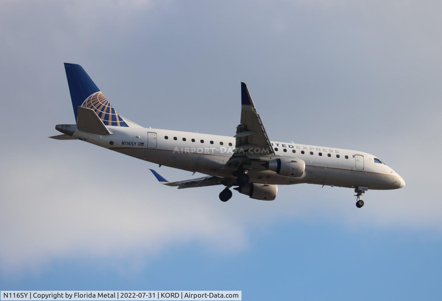 N116SY, 2014 Embraer 175LR (ERJ-170-200LR) C/N 17000411, Skywest/EU E175 zx