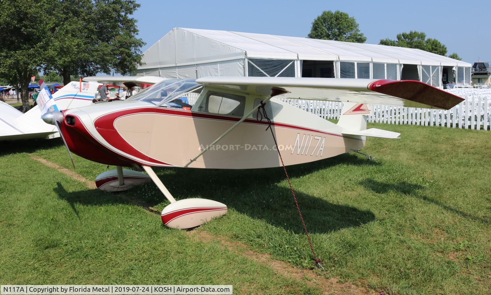N117A, 1965 Wittman W-8 Tailwind C/N 158, Wittman Tailwind zx