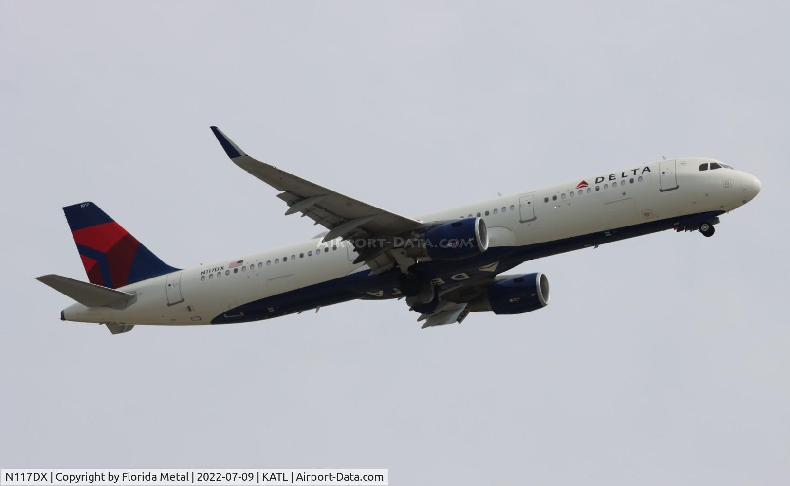 N117DX, 2021 Airbus A321-211 C/N 10133, DAL A321 zx