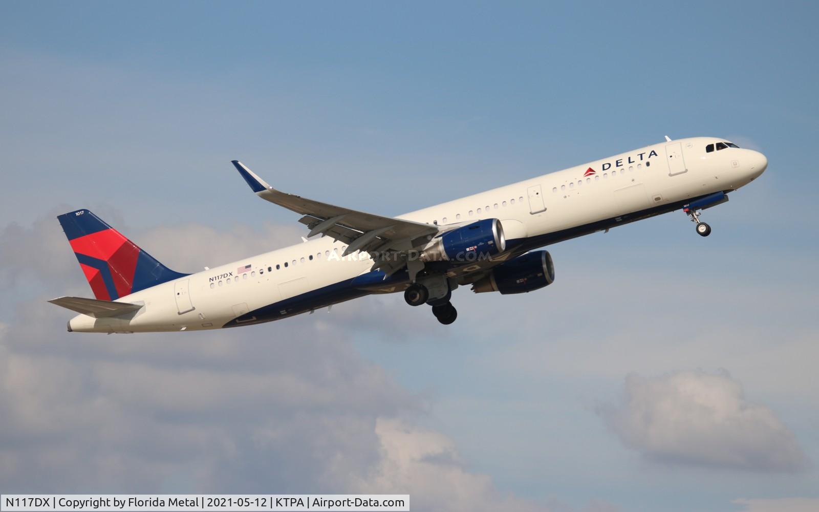 N117DX, 2021 Airbus A321-211 C/N 10133, DAL A321 zx
