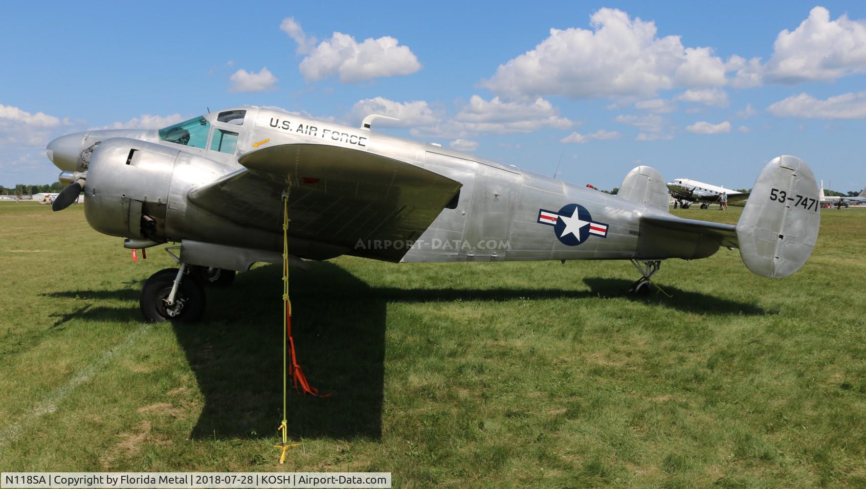 N118SA, 1954 Beech E18S C/N BA-14, C-45 zx