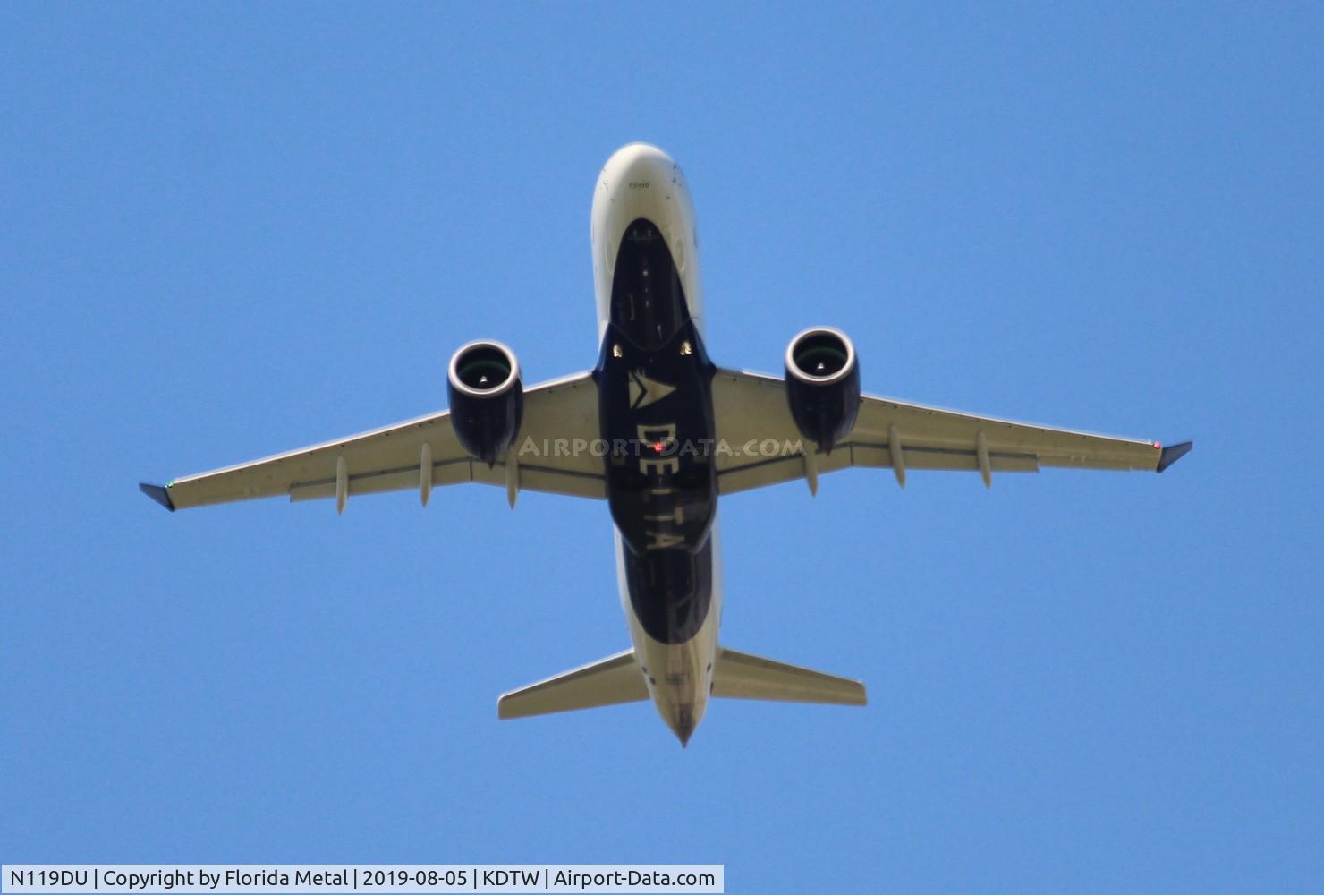 N119DU, 2019 Airbus A220-100 C/N 50038, Delta A220-100 zx