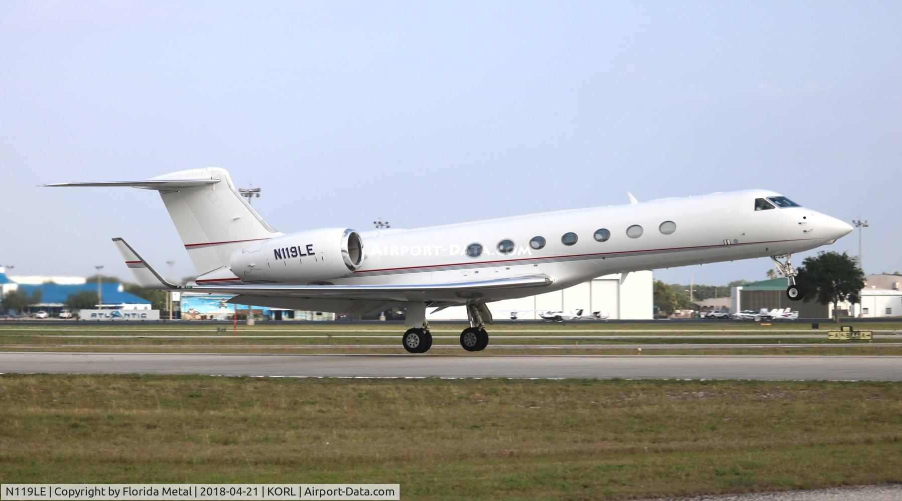 N119LE, 2011 Gulfstream Aerospace GV-SP (G550) C/N 5333, G550 zx
