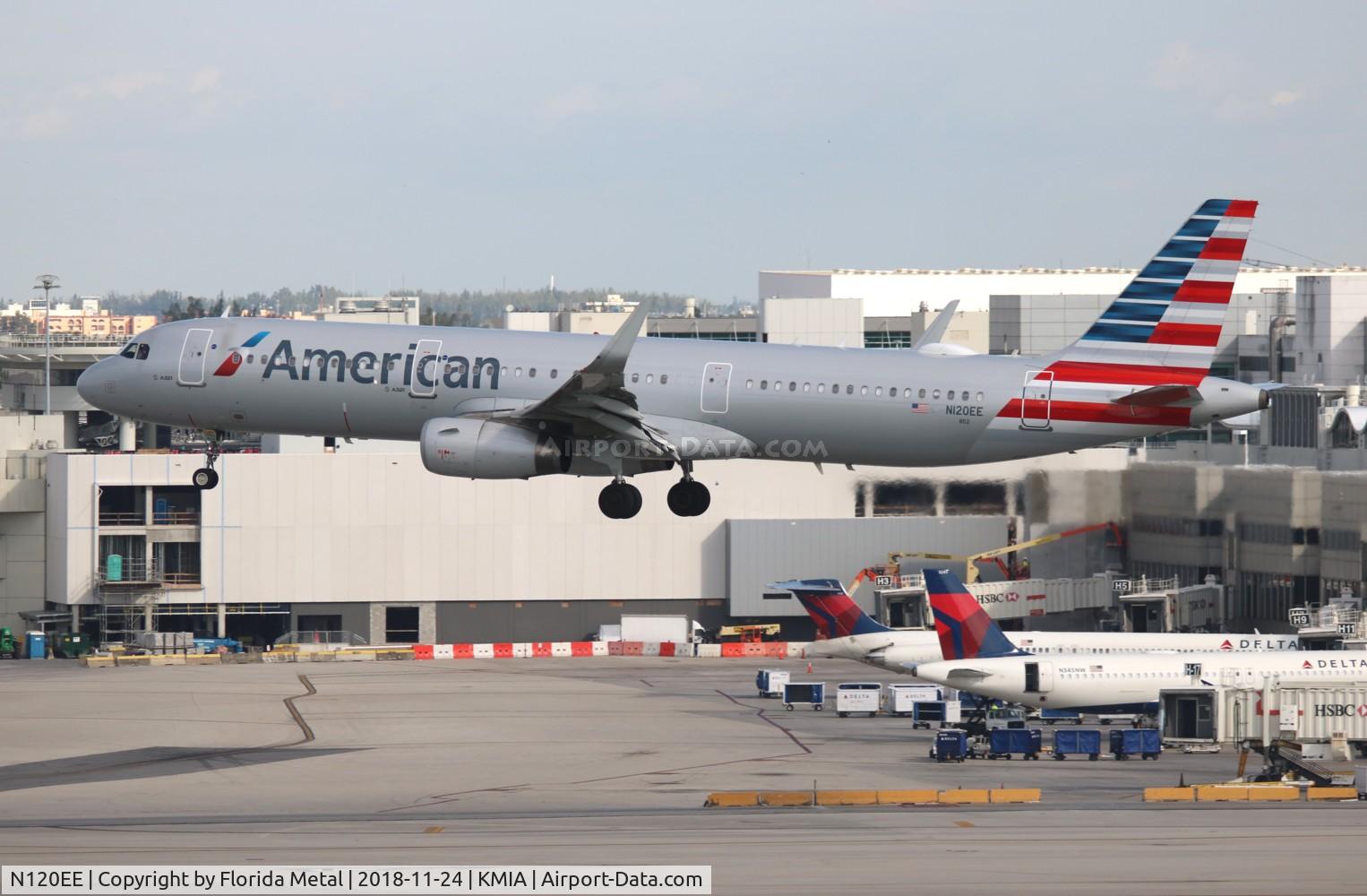 N120EE, 2014 Airbus A321-231 C/N 6227, AAL A321 zx