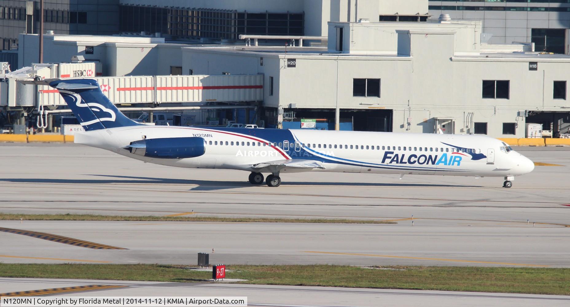N120MN, 1992 McDonnell Douglas MD-83 C/N 53120, Falcon MD-83 zx