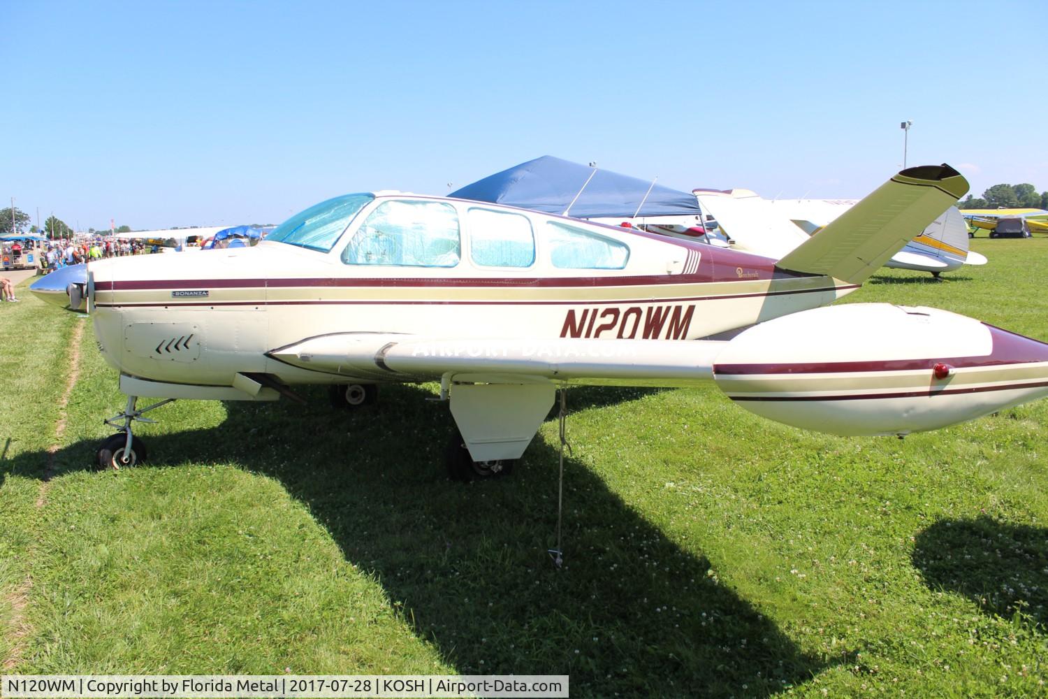 N120WM, 1955 Beech F35 Bonanza C/N D-4260, Bonanza 35 zx