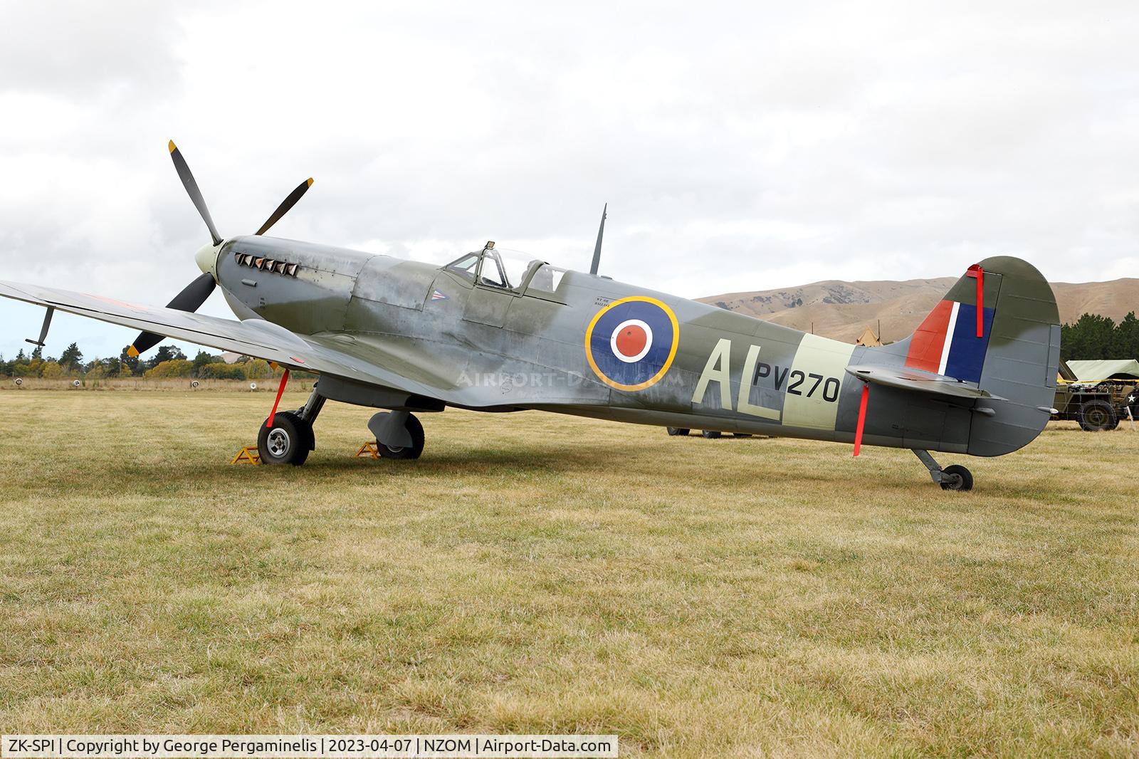 ZK-SPI, Supermarine 361 Spitfire LF.XVIe C/N CBAF. IX3128, Classic Fighters Airshow 2023.