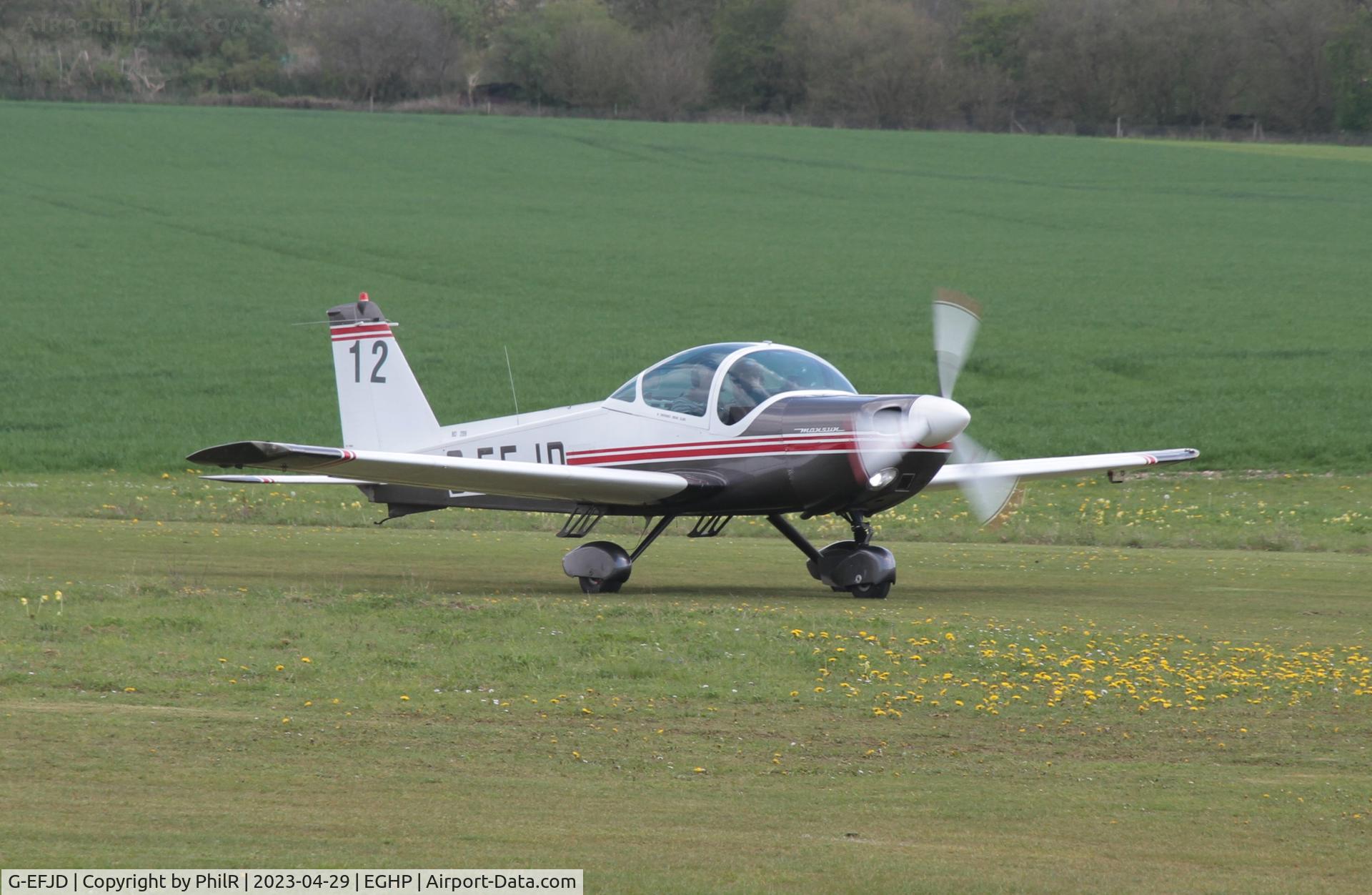 G-EFJD, 1971 Bolkow Bo-209C Monsun 160FV C/N 126, G-EFJD 1971 MBB Bölkow Bo 209 Monsun Popham