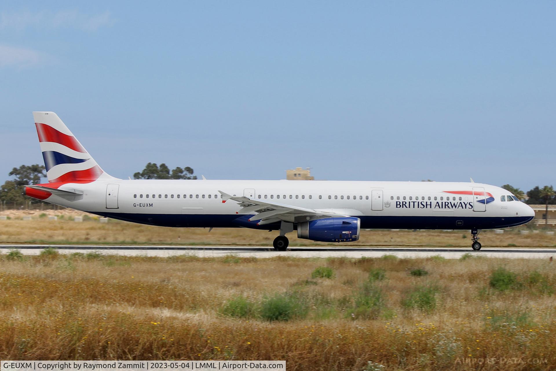 G-EUXM, 2007 Airbus A321-231 C/N 3290, A321 G-EUXM British Airways
