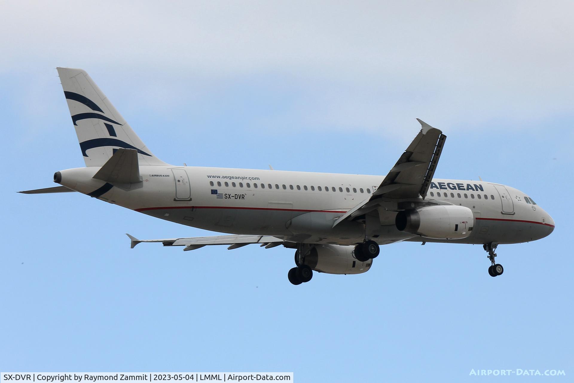 SX-DVR, 2008 Airbus A320-232 C/N 3714, A320 SX-DVR Aegean Airlines