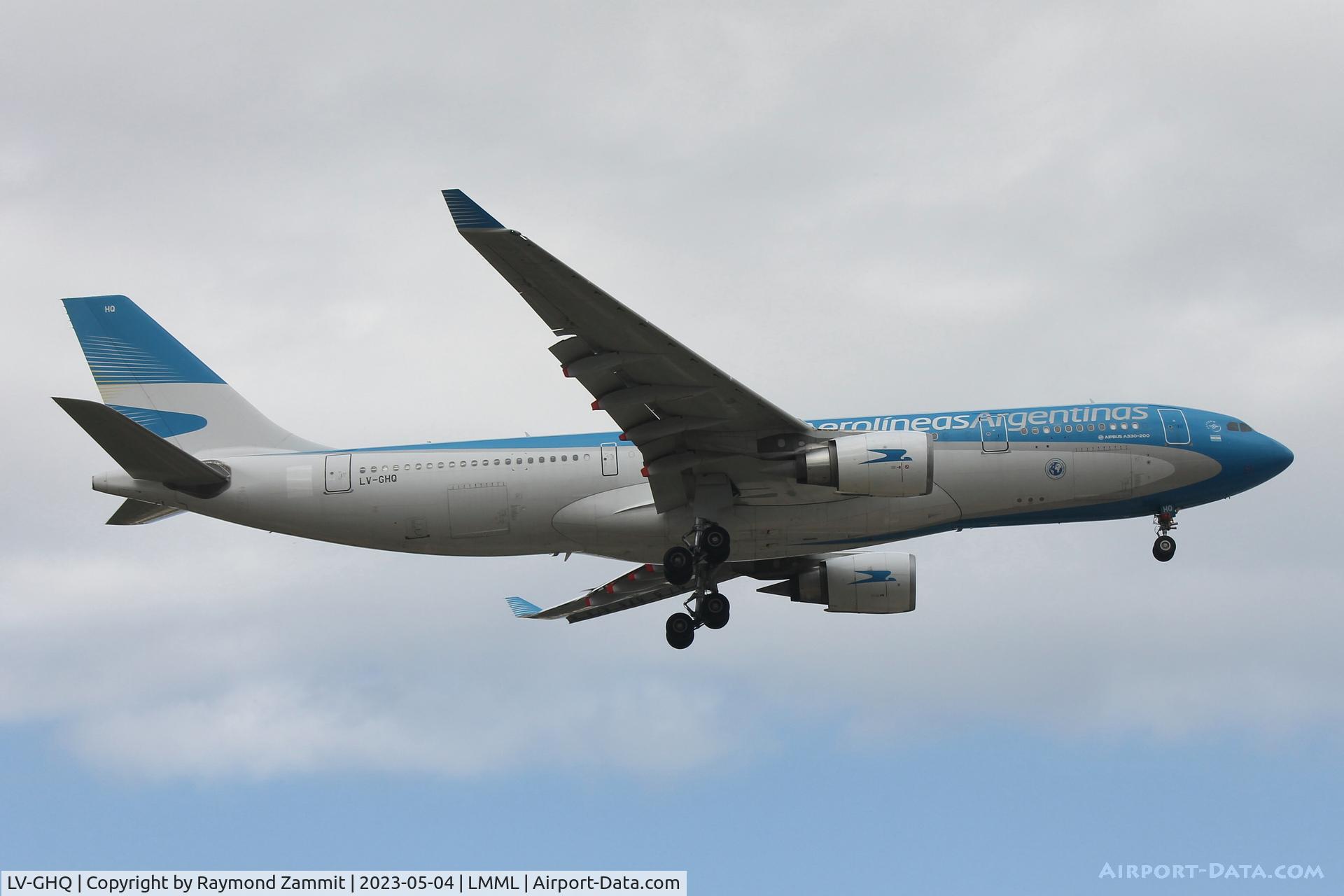 LV-GHQ, 2016 Airbus A330-202 C/N 1737, A330 LV-GHQ Aerolineas Argentinas
