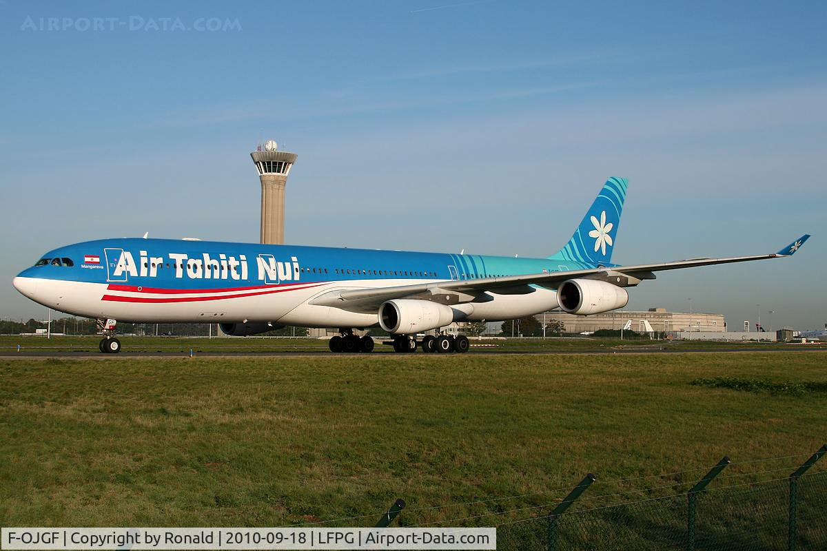 F-OJGF, 2001 Airbus A340-313 C/N 385, at cdg