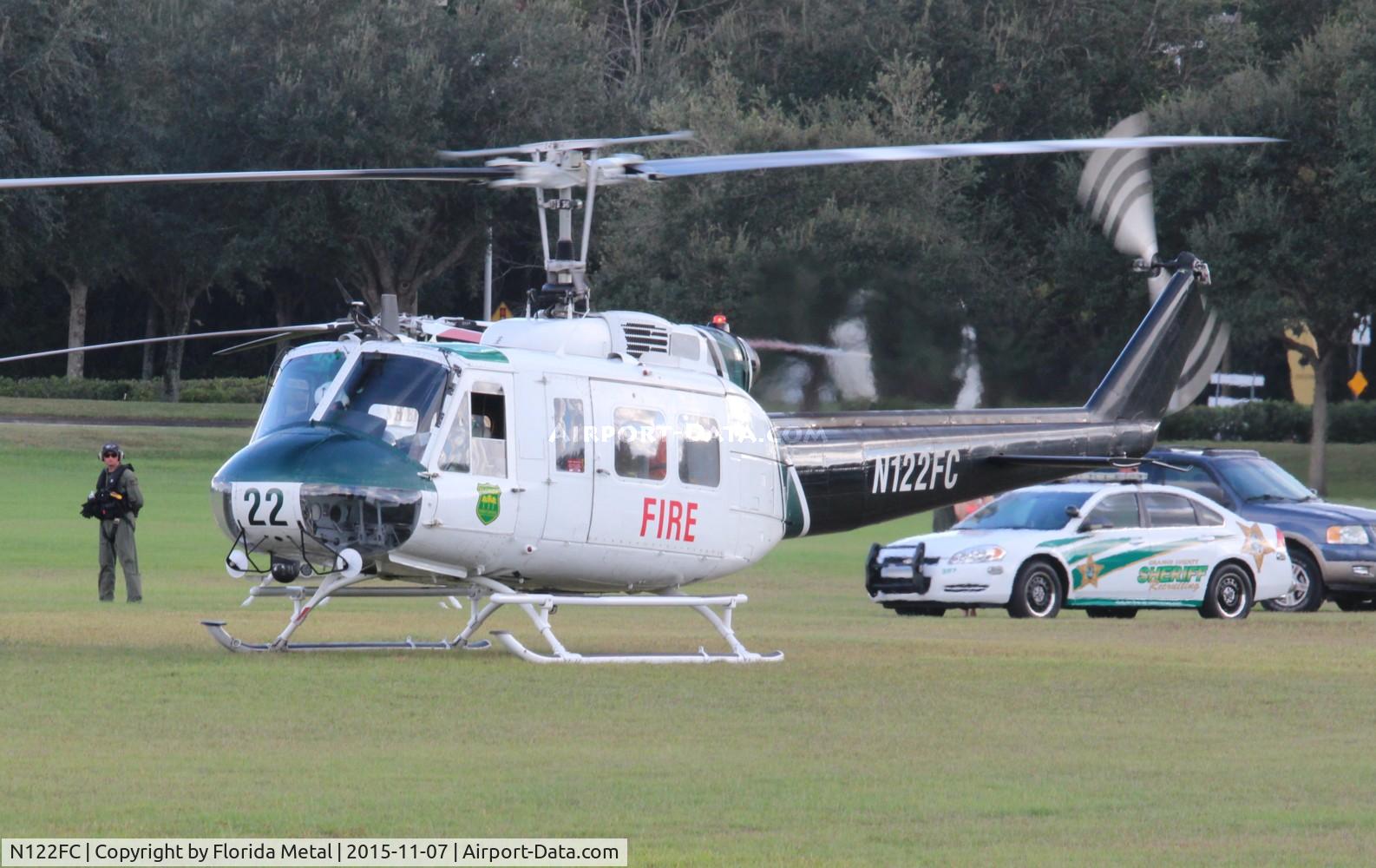 N122FC, Bell UH-1H Iroquois C/N 4749, Bell 204 zx (UH-1) at Oviedo Mall