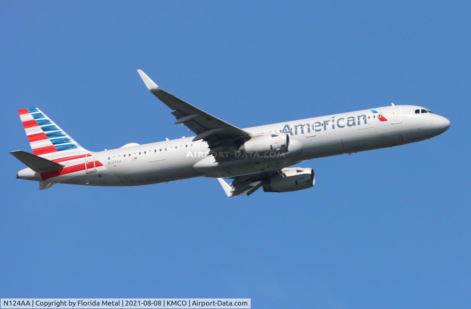 N124AA, 2014 Airbus A321-231 C/N 6271, MCO zx