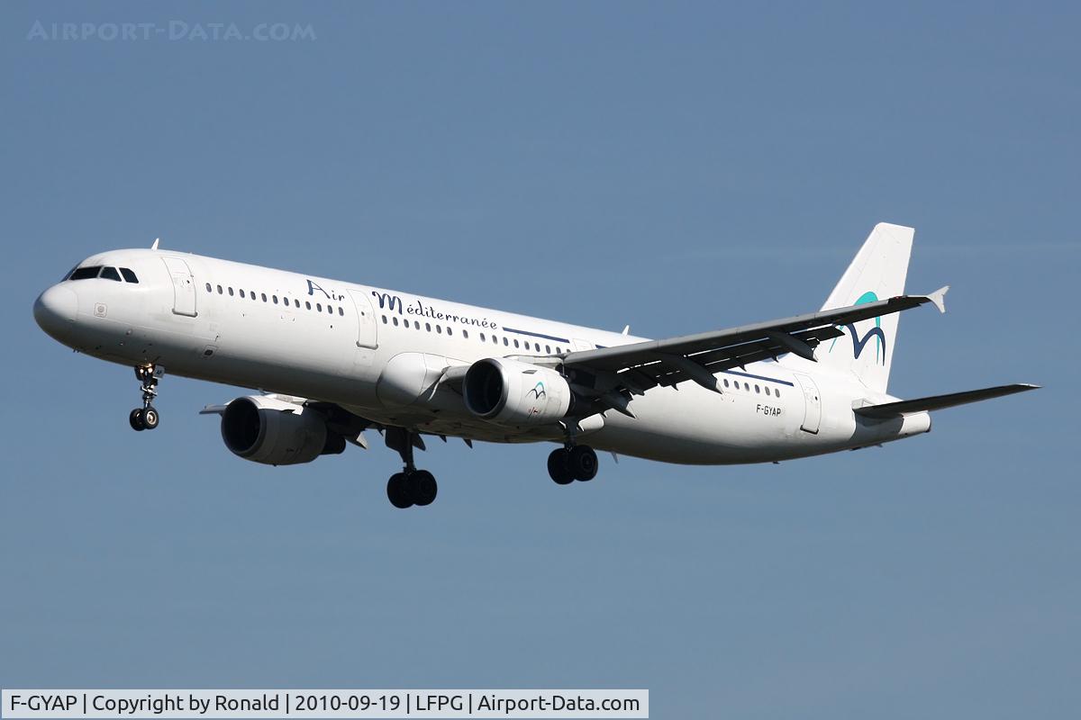 F-GYAP, 1994 Airbus A321-111 C/N 517, at cdg