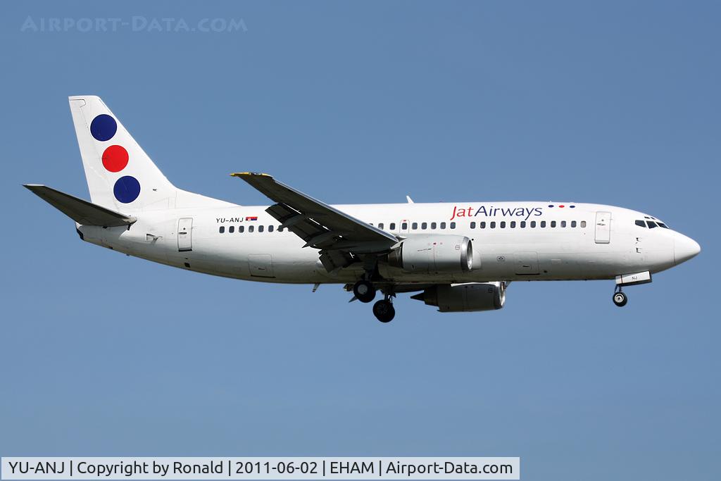 YU-ANJ, 1986 Boeing 737-3H9 C/N 23714/1305, at spl