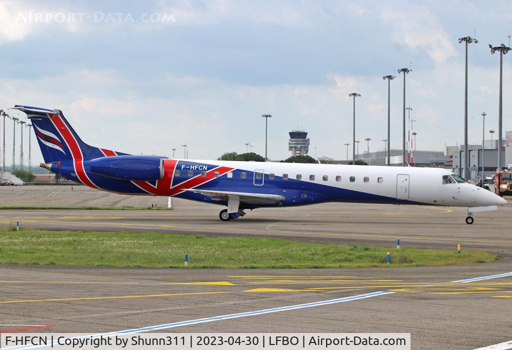 F-HFCN, 2000 Embraer EMB-145MP (ERJ-145MP) C/N 145362, Arriving to the General Aviation...