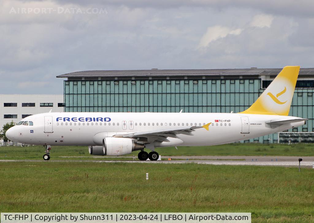 TC-FHP, 2013 Airbus A320-214 C/N 5906, Ready for take off from rwy 32R... operated by Nouvelair...