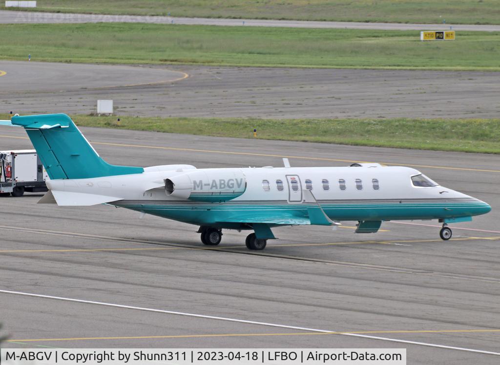 M-ABGV, 2011 Learjet 45 C/N 421, Parked at the General Aviation area...