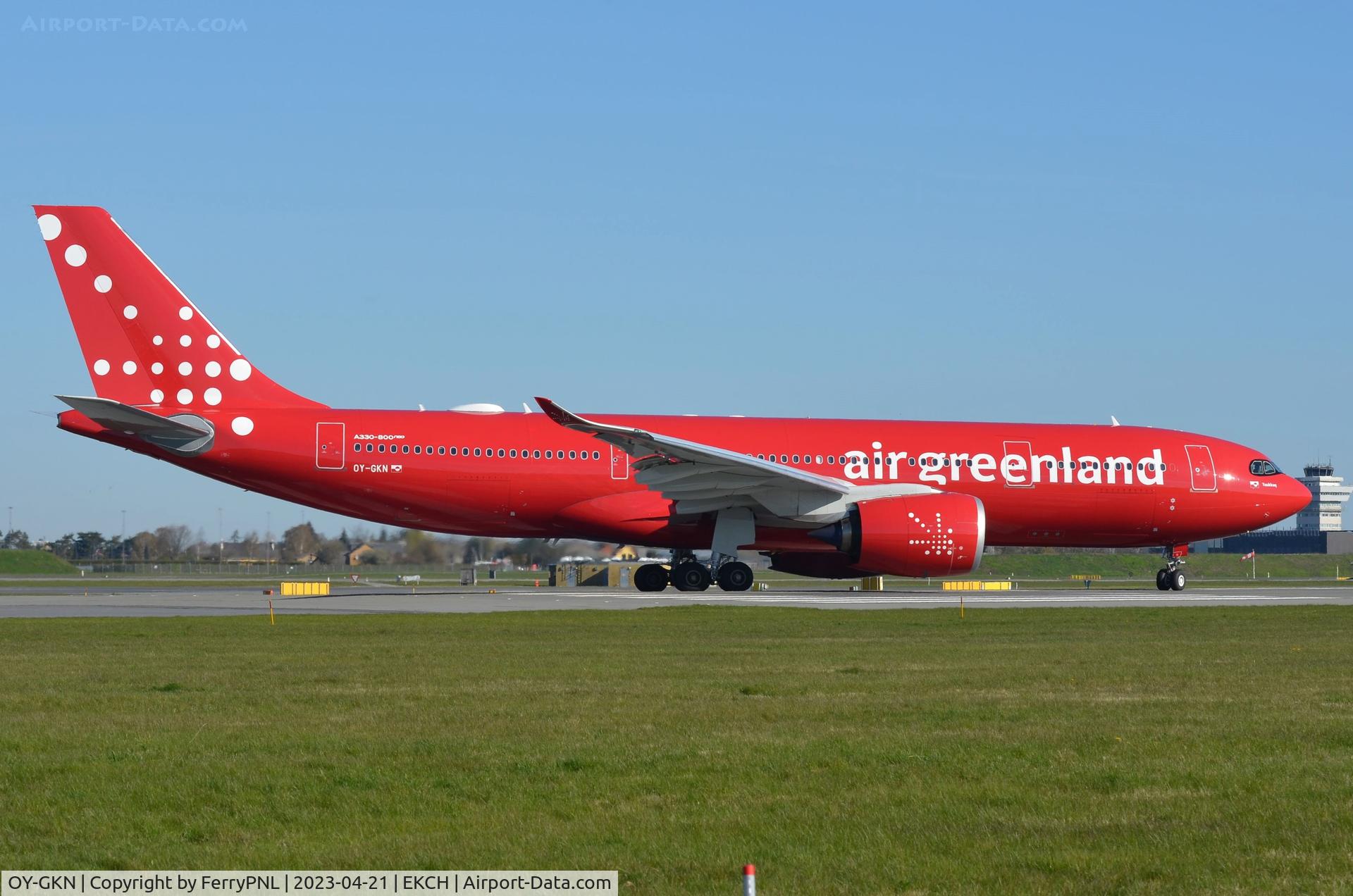 OY-GKN, 2022 Airbus A330-841 C/N 2020, Morning departure of Air Greenland A338